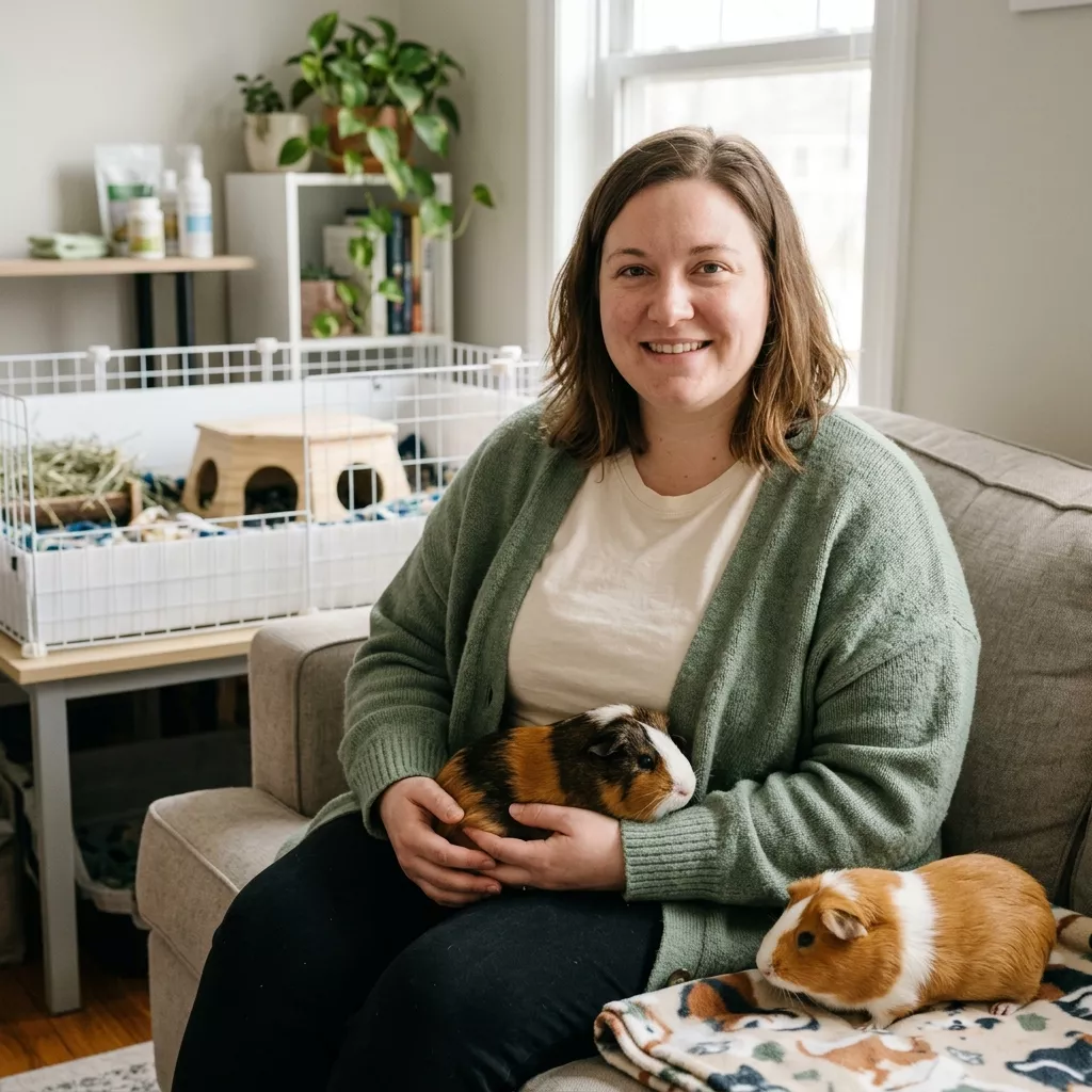 Amelia, the founder and author of Guinea Pig Care Facts